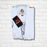 Gracie Swindon / Braus Flags Adults GI - White (pick-up only)