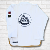 Gracie Swindon / Braus Flags Adults GI - White (pick-up only)