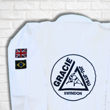 Gracie Swindon / Braus Flags Adults GI - White (pick-up only)