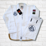 Gracie Swindon / Braus Flags Adults GI - White (pick-up only)